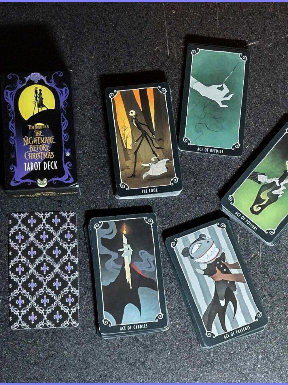 New - Tim Burtons The Nightmare Before Christmas Tarot 78 Card Deck